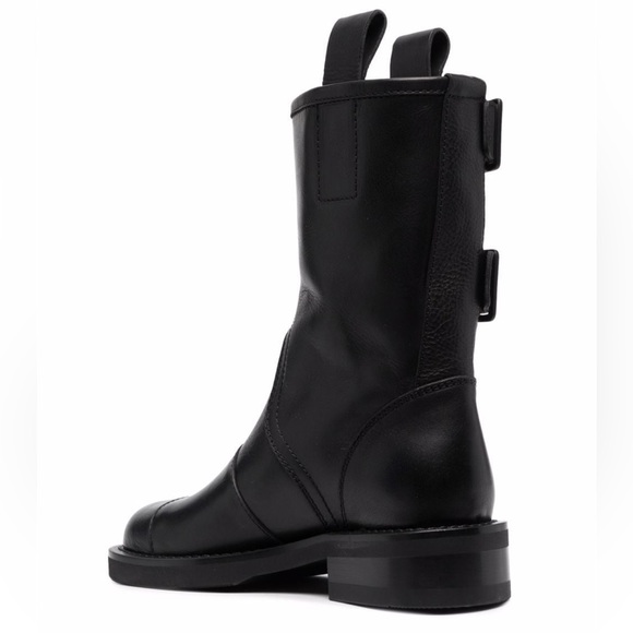 Buttero Side Buckle Leather Boots - Picture 3 of 11